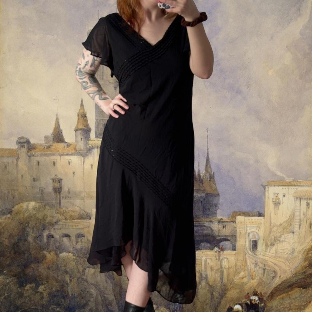 Adrianna-papell Women's Black Dress